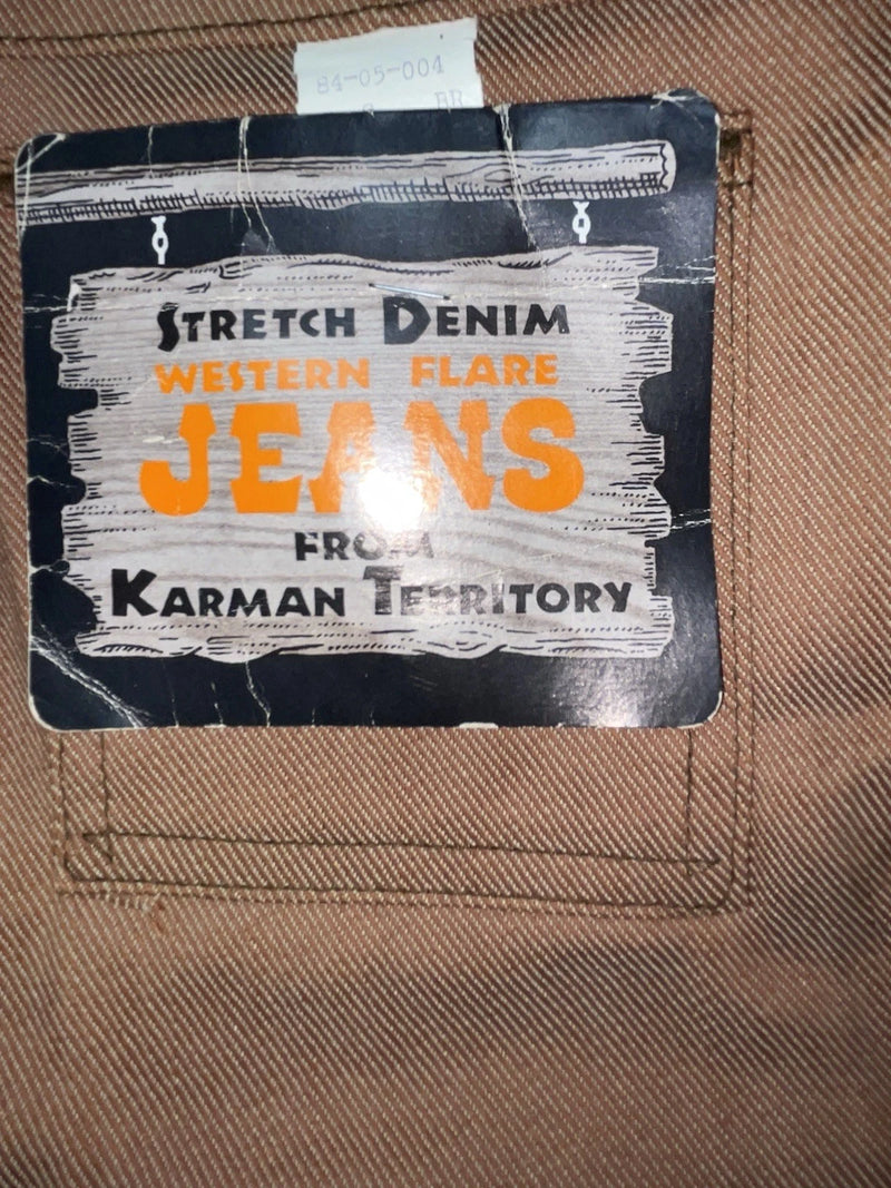 New Vintage Brown Karman Polyester Pants #8405004 3A-104