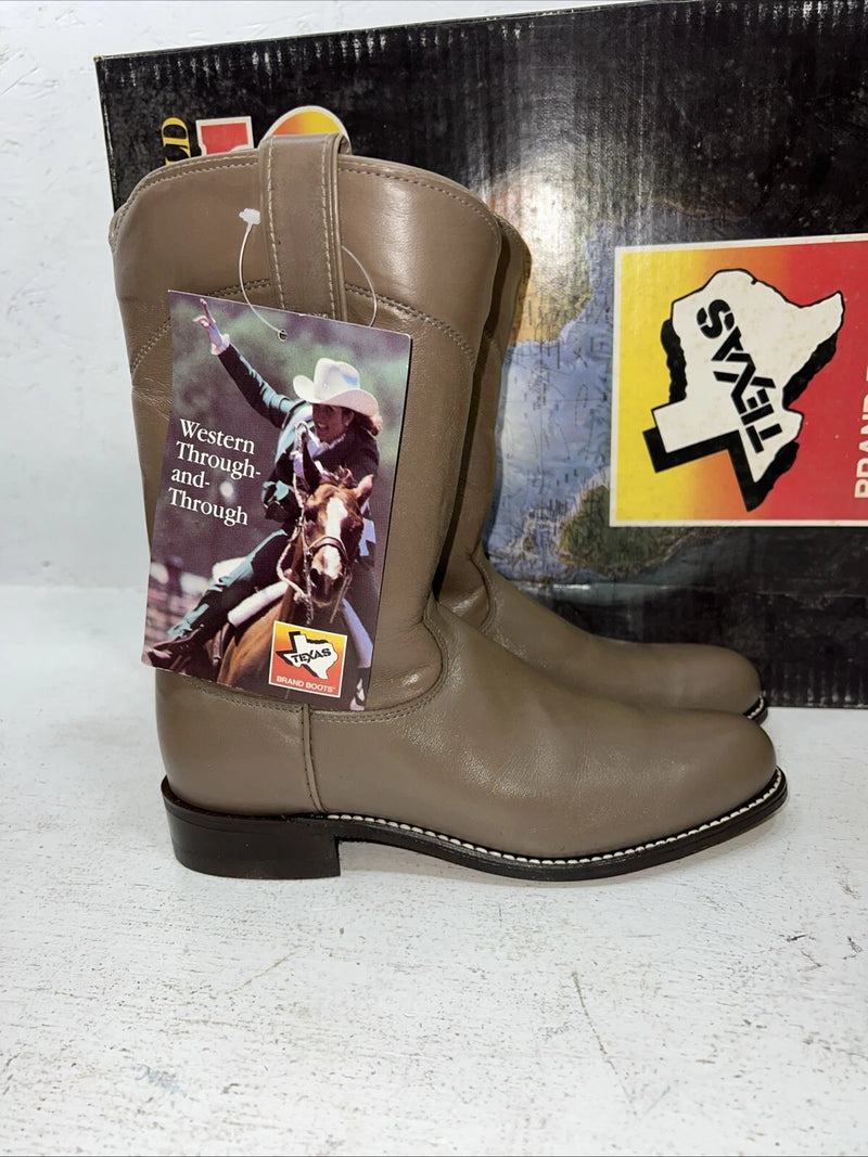 New Women’s Brown Texas Brand Cowboy Boots. 4408 7 M. 18-66