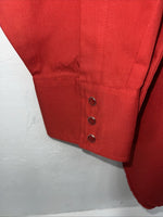 New Men’s Red ELY Cattleman Long Sleeve Pearl Snap Shirt. 17x34 XL S-18
