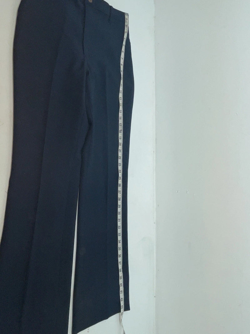 New Vintage Blue Polyester Pants OO-61