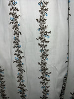New Men’s White Floral White House Pearl Snap Long Sleeve Shirt. XXL G-67