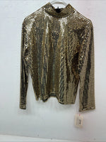 New Women’s 1849 Authentic Ranchwear Gold Show Shirt Large RR-13