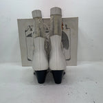New Women’s White Lace Up American West Cowboy Boots. 515 9.5 9 1/2. 15-134