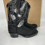 New Children’s Black Bronco Cowboy Boots. 11 D. 24-68