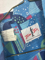 New Women’s Tem Tex Multicolor Design Long Sleeve Pearl Snap Size 32 MM-60