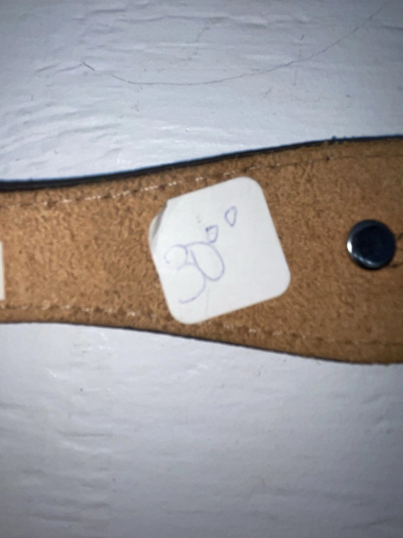 New Brown Genuine Leather Nocona Animal Pendent 32” Belt #606 JJ-16