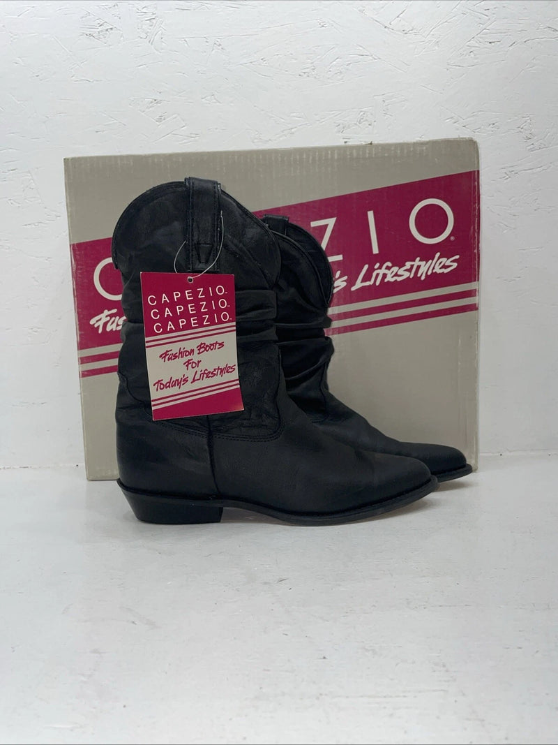 New Women’s Black Capezio Cowboy Boots. L 630 8 M. 16-70 