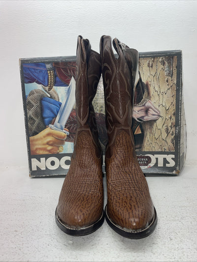 New Men’s Brown Nocona Cowboy Boots. 3017 C 9 E. 3-52