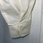 New Men’s Classix Cream Long Sleeve Pearl Snap Small 30/31 B-49