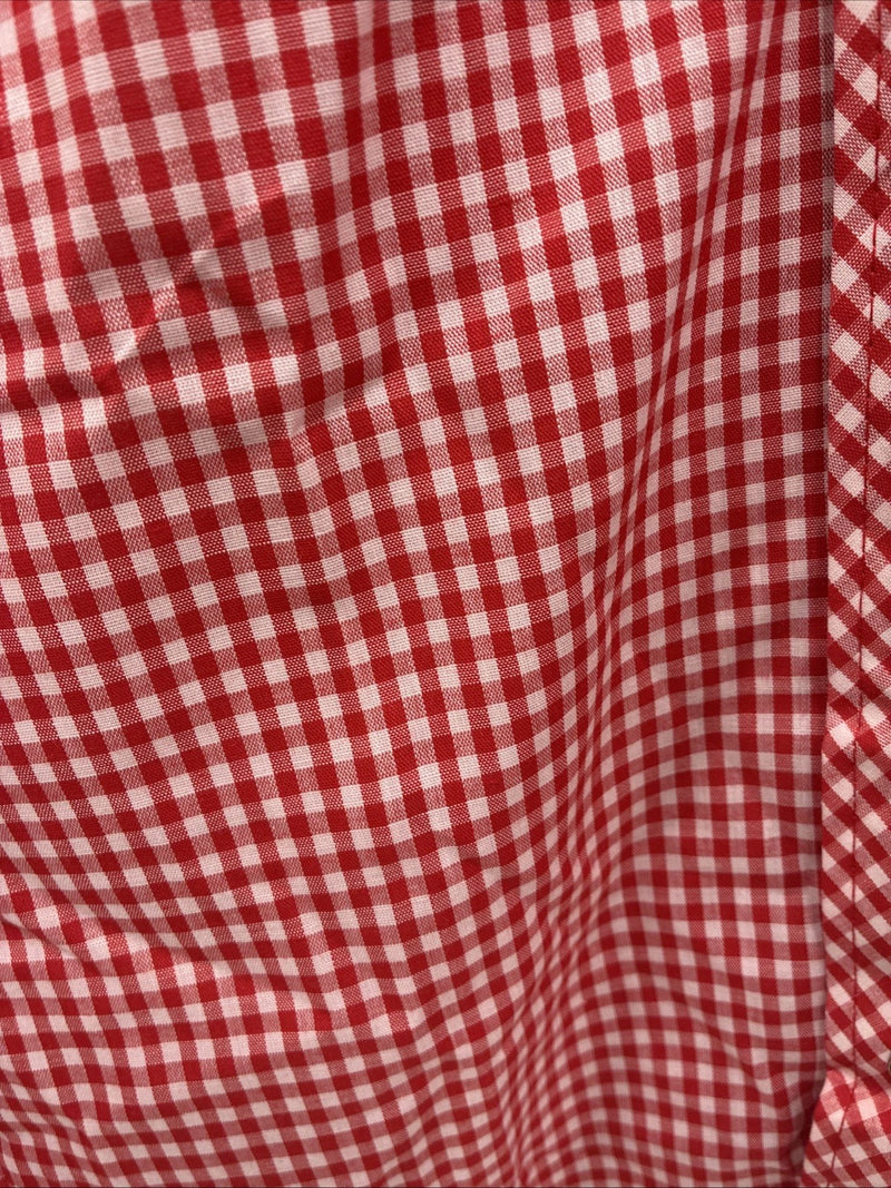 New Kids Dickson Jenkins Red Checker Long Sleeve Pearl Snap Size 16 CC-91