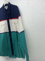 New Men’s Multicolor The San Angelo Collection Button Up Shirt. XXL G-69