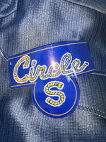 New Vintage Blue Circle S Polyester Pants #CP5091 OO-12