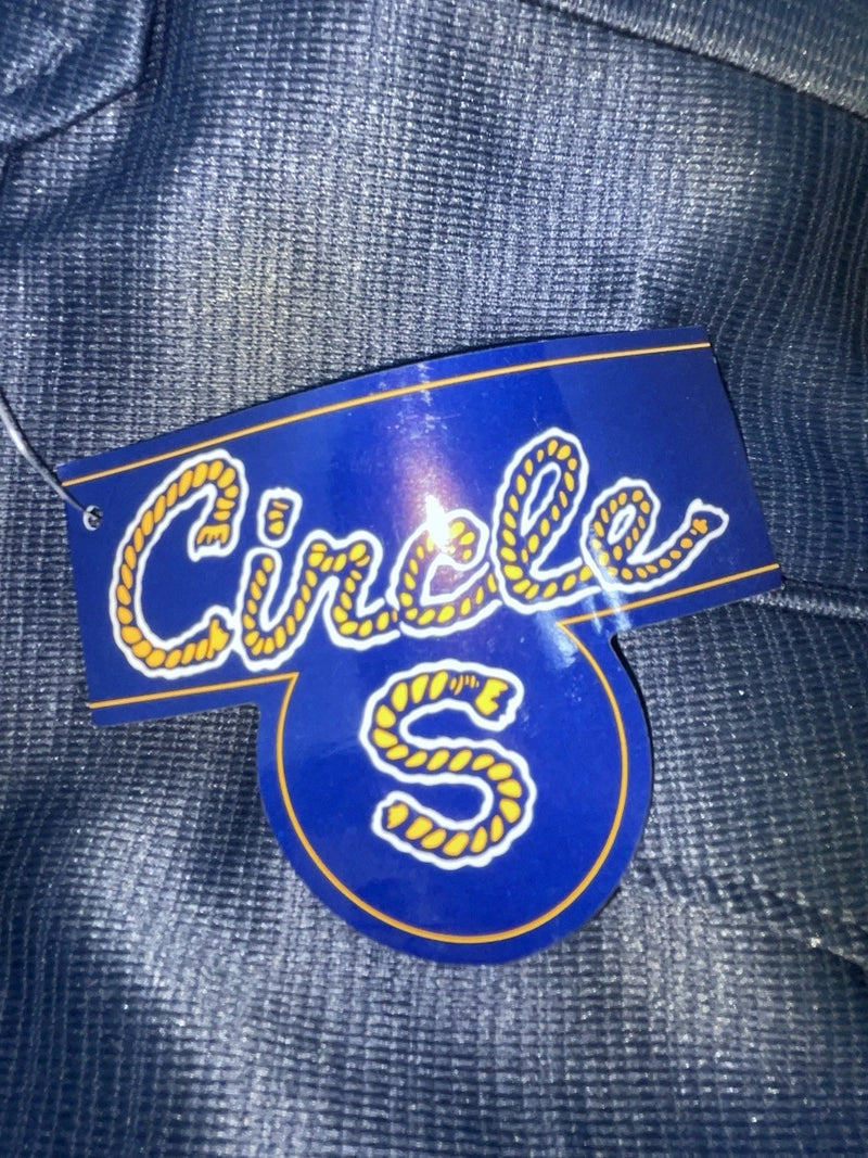 New Vintage Blue Circle S Polyester Pants #CP5091 OO-12