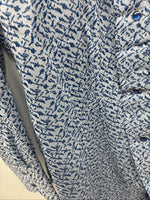 New Men’s Miller Blue Deigned Long Sleeve Pearl Snap 15.5 Medium II-103