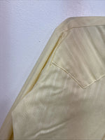 New Women’s Panhandle Slim Yellow Long Sleeve Pearl Snap Size 8 KK-63 