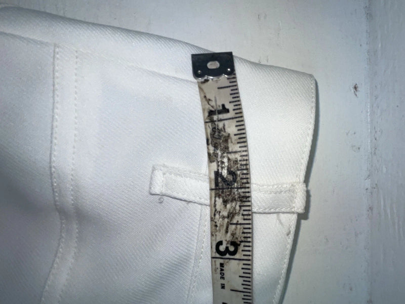 New Vintage White Dickson Jenkins Polyester Pants SS-81