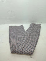 New Vintage Blue And Red Lined Dickson Jenkins Polyester Pants #723 3A-124