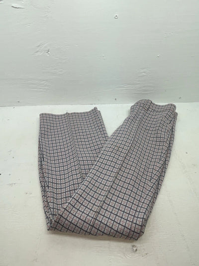 New Vintage Blue And Red Lined Dickson Jenkins Polyester Pants #723 3A-124