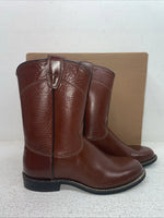 New Kids Brown Texas Brand Cowboy Boots. 3202 3.5 3 1/2 D. 23-150