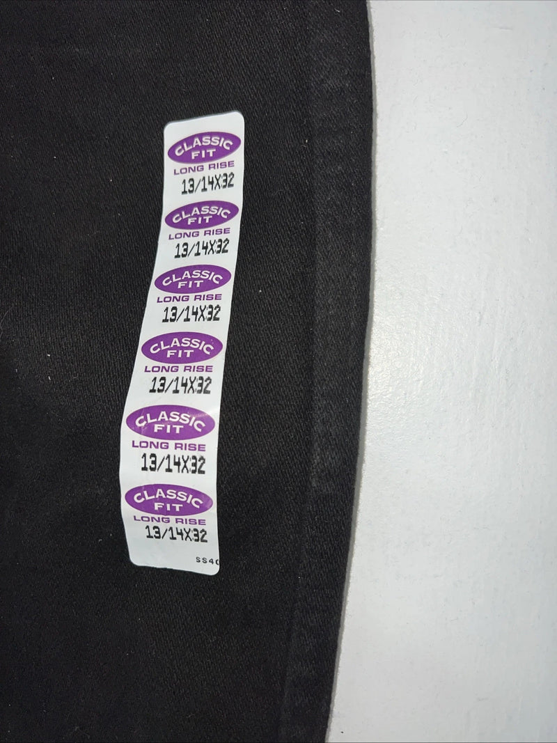 New Women’s Black Bareback Wrangler Denim Classic Fit Jeans. 13/14x32 I-2