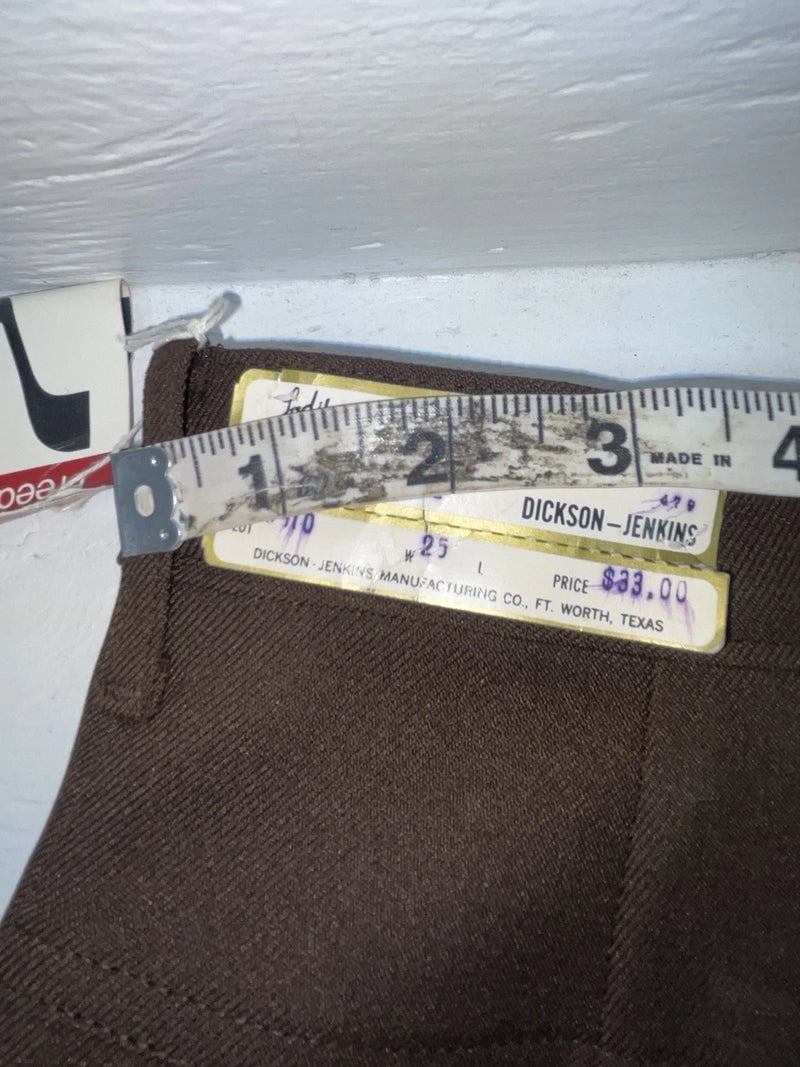 New Vintage Brown Dickson Jenkins Polyester Pants #5510 SS-49