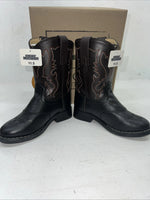 New Children’s Black Smoky Mountain Cowboy Boots. 1110 C 11.5 11 1/2 D. 24-112