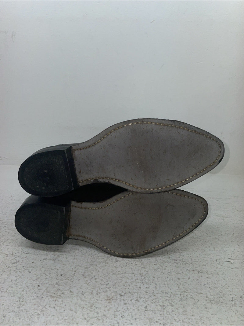 New Youth Brown Texas Brand Cowboy Boots. 4211 5 D. 2-139