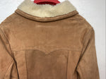 New Women’s SIMCO Brown Leather Wool Jacket 10 #6295 HH-601