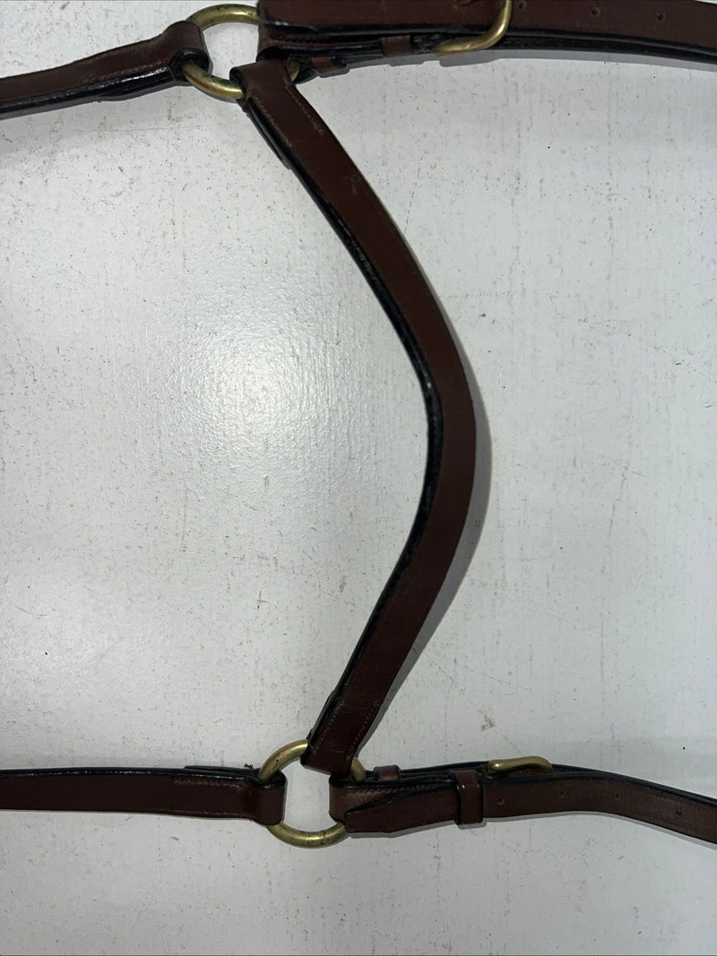 New Brown Leather Classic Cob Martingale #97-234-c BB-43
