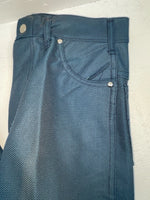 New Vintage Blue Miller Polyester Pants #2624 SS-39