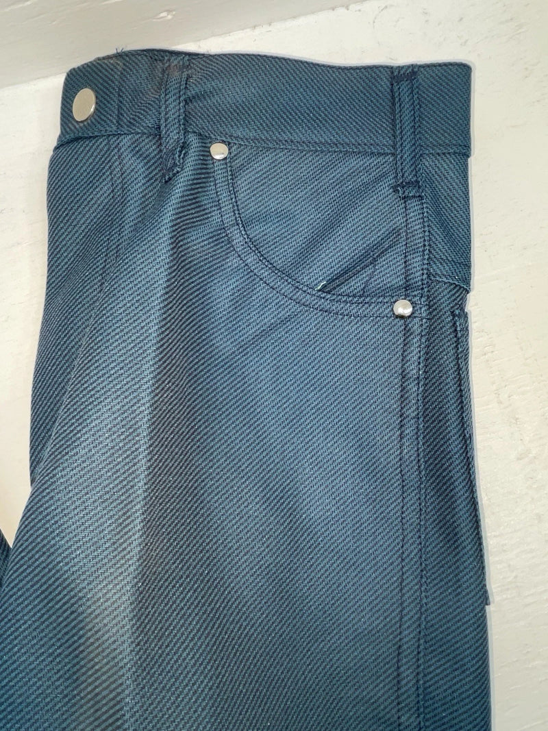 New Vintage Blue Miller Polyester Pants #2624 SS-39