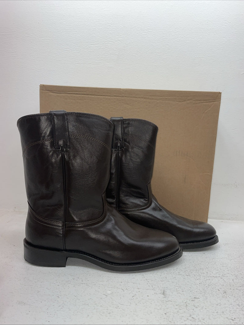 New Men’s Brown J Chisholm Cowboy Boots. 1000 9.5 9 1/2 E E. 4-42