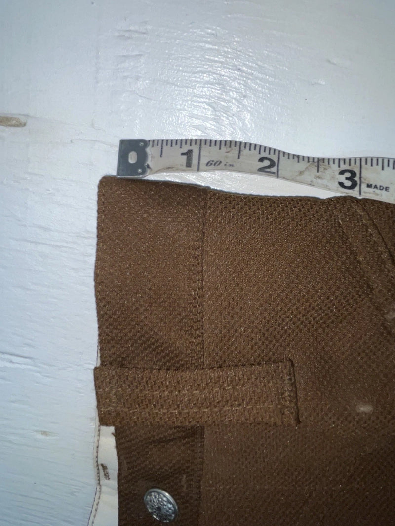 New Vintage Brown Polyester Pants #8450080 SS-102￼