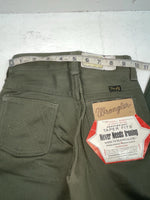 New Vintage Green Wrangler Polyester Pants #221 VV-15