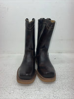 New Kids Brown Texas Brand Cowboy Boots. C 811 12.5 12 1/2 D. 23-46