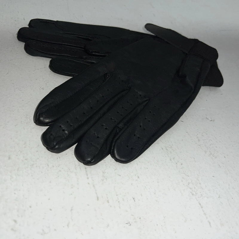 New Tough 1Black Leather Great Grips Ladies M/L Riding Gloves #24-70 E-503