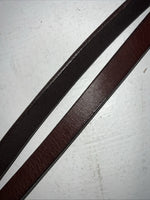 New Royal King Dark Oil Genuine Leather 5/8” X 7” Split Reins #43-728 Y-6