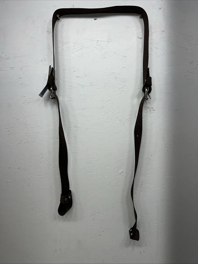 New Brown ABETTA nylon Back Flank Cinch Set #23412BR S-65