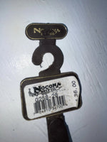 New Brown Genuine Leather Nocona Silver Pendent 28” Belt #G258 JJ-31