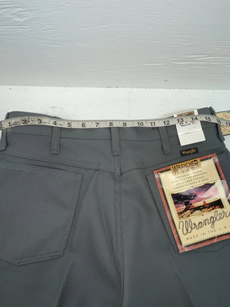New Vintage Gray Wrangler Polyester Pants #82GY SS-22