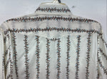 New Women’s White Horse White Floral Long Sleeve Pearl Snap Medium YY-80