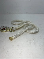 New Tough 1 White 4” Poly Draft Lead Rope #51-3010 M-508