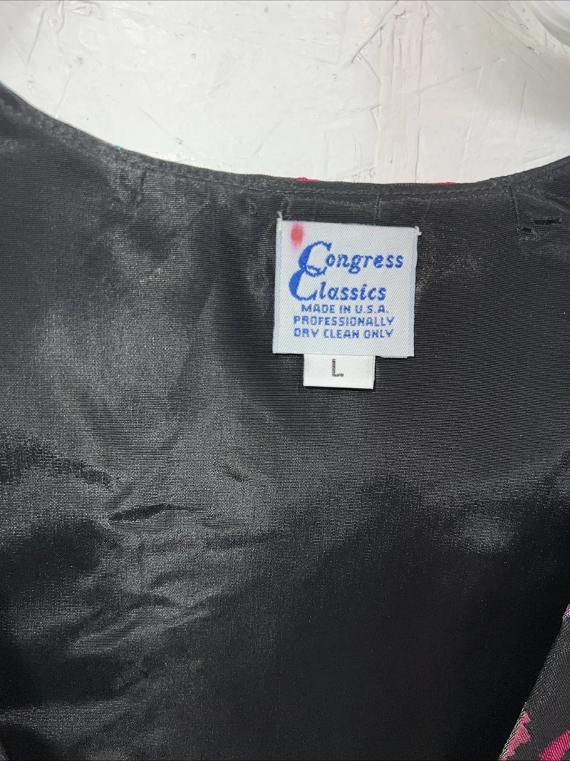 New Women’s Congress Classics Multicolor Western Show Vest Large E-601
