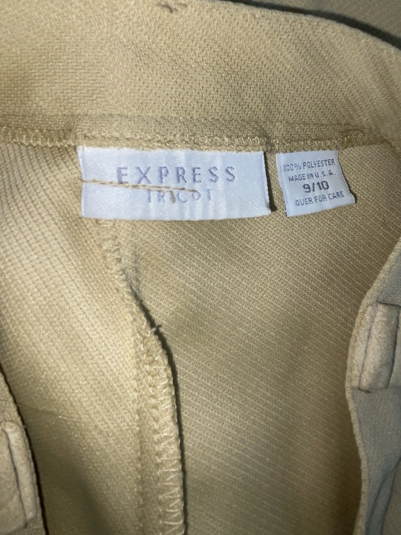 New Vintage Yellow Express Tricot Polyester Pants VV-53
