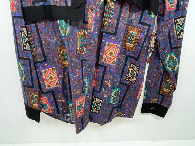 New Men’s Multi Color Mine & Bill’s Outfitters Long Sleeve Button Up S 3B-106