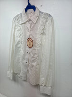 New Kids Kid Kountry Whitening Sleeve Pearl Snap Size 14 KK-115