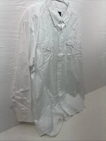 New Men’s Panhandle Slim White Long Sleeve Button Up 18 2XL F-59