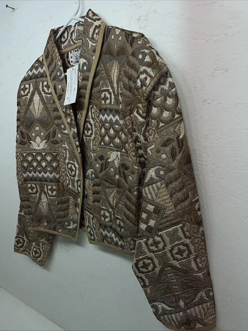 New Women’s Brown Crazy Cowgirl Pullover Jacket #CCJ-21 XL UU-3