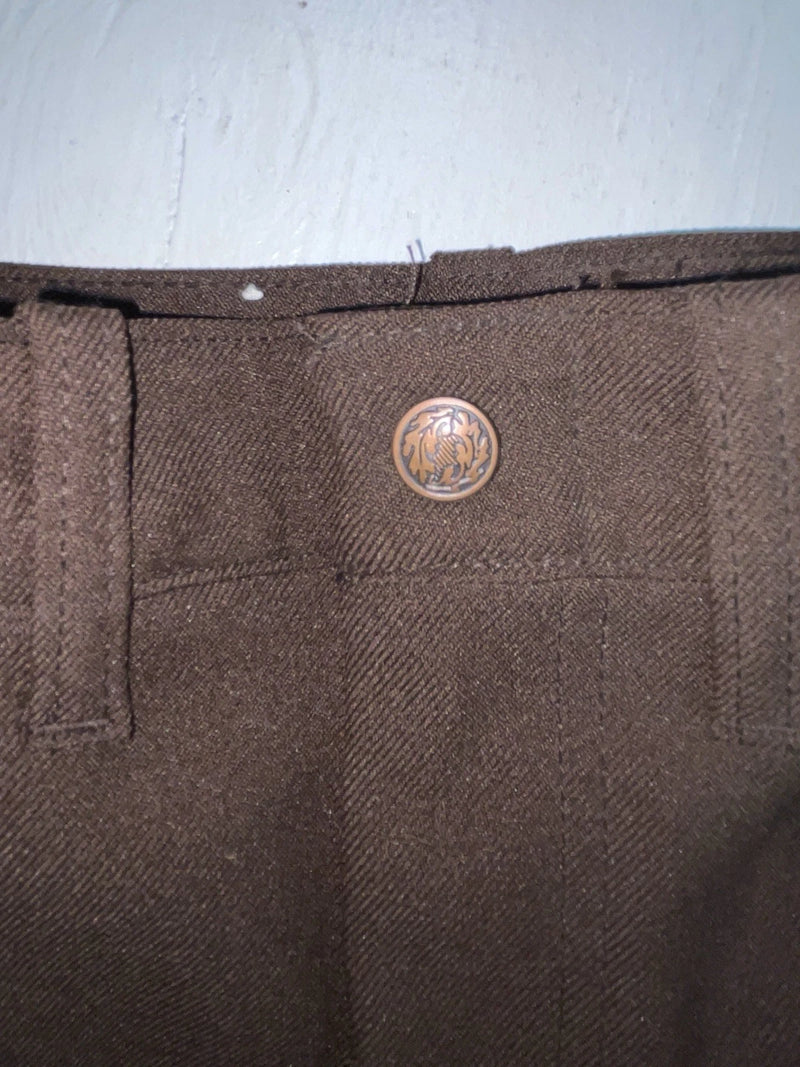 New Vintage Brown Dickson Jenkins Polyester Pants #5991 3A-107