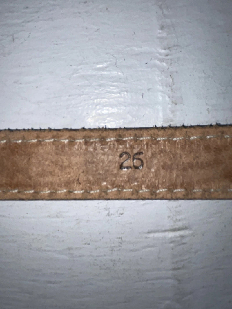 New Brown Genuine Leather Tooled 26” Belt #102 NN-63 